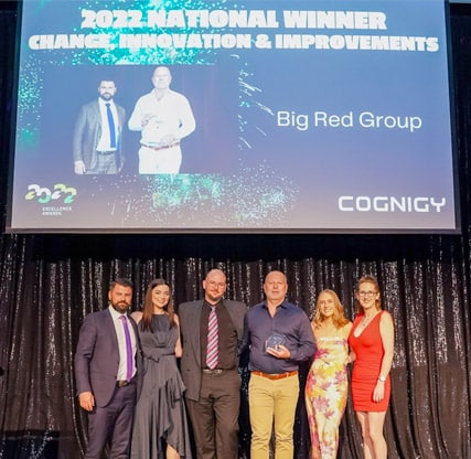 Big Red Group Auscontact win