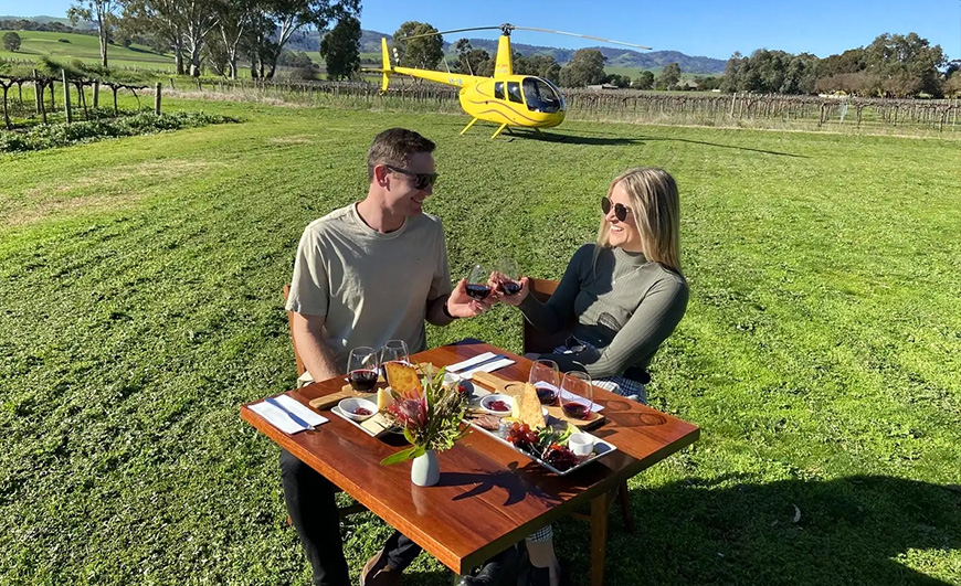 Helicopter Ride Barossa Valley