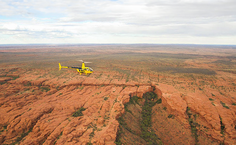 Helicopter Flight Over Kings Canyon